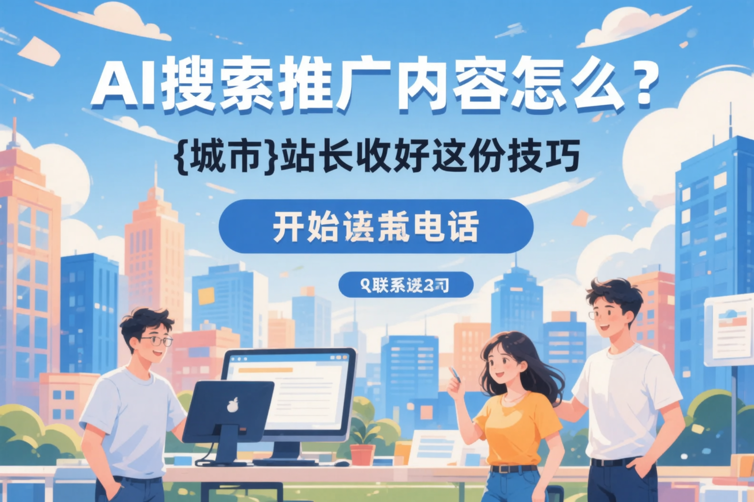 AI搜索推广内容怎么写？罗山站长收好这份技巧