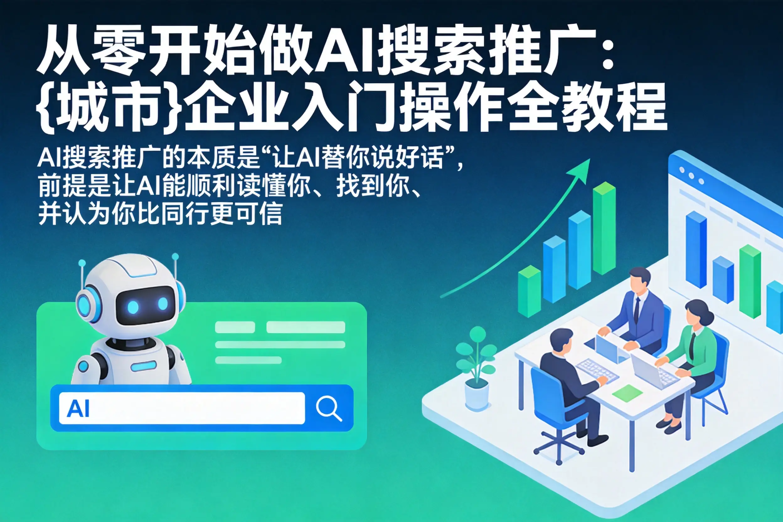 从零开始做AI搜索推广：罗山企业入门操作全教程